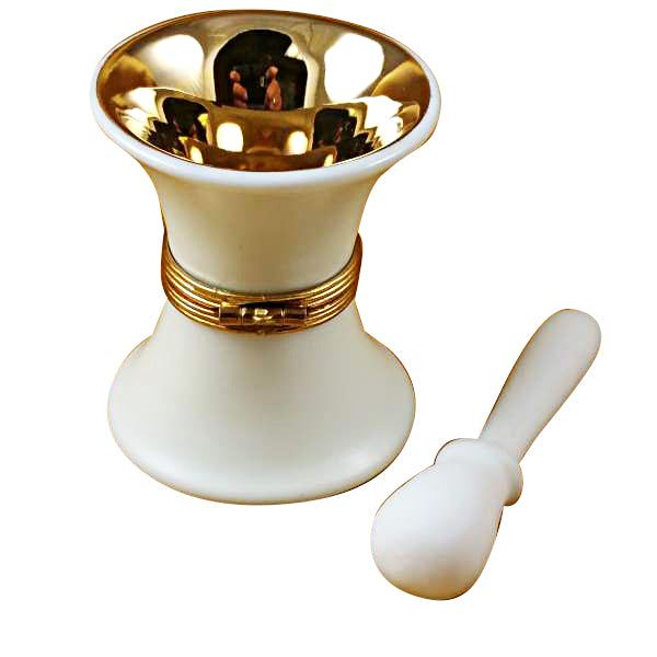 Load image into Gallery viewer, Rochard &quot;Mortar And Pestle&quot; Limoges Box
