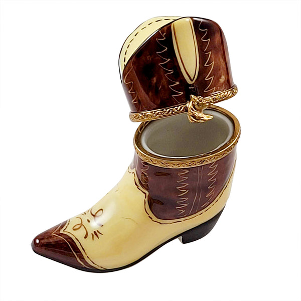 Load image into Gallery viewer, Rochard "Cowboy Boot" Limoges Box
