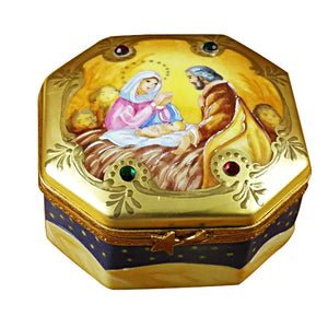 Rochard "Nativity Octagon" Limoges Box