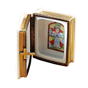 Rochard "White Bible" Limoges Box