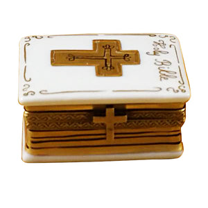 Rochard "White Bible" Limoges Box