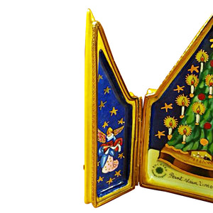 Rochard "Triptych Christmas Tree" Limoges Box
