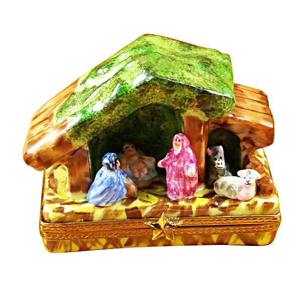 Load image into Gallery viewer, Rochard &quot;Manger - Nativity&quot; Limoges Box
