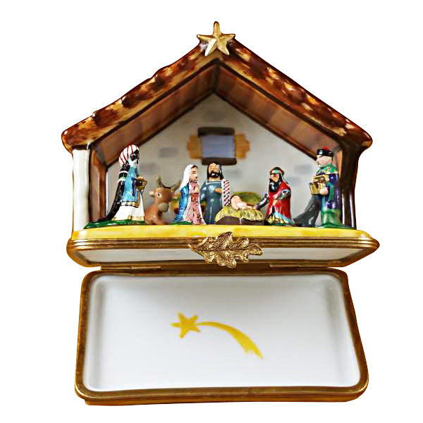 Load image into Gallery viewer, Rochard &quot;Large Nativity&quot; Limoges Box
