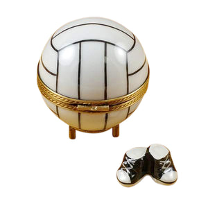 Rochard "Volleyball with Removable Porcelain Tennis Shoes" Limoges Box
