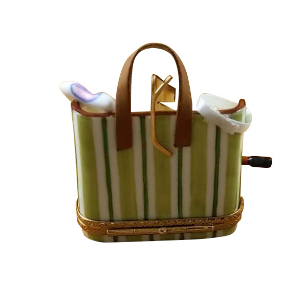 Load image into Gallery viewer, Rochard &quot;Tennis Bag with Gear&quot; Limoges Box
