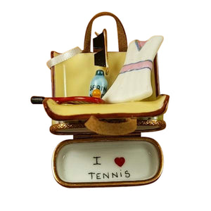 Rochard "Tennis Bag with Gear" Limoges Box