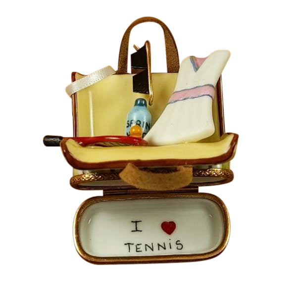 Load image into Gallery viewer, Rochard &quot;Tennis Bag with Gear&quot; Limoges Box
