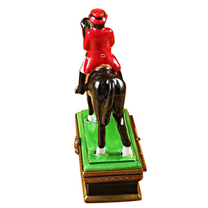 Rochard "Horse with Rider - Dressage" Limoges Box