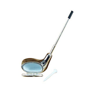 Rochard "Silver Streak Driver with Removable Tee" Limoges Box