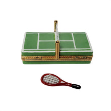 Load image into Gallery viewer, Rochard &quot;Tennis Court with Removable Racquet&quot; Limoges Box