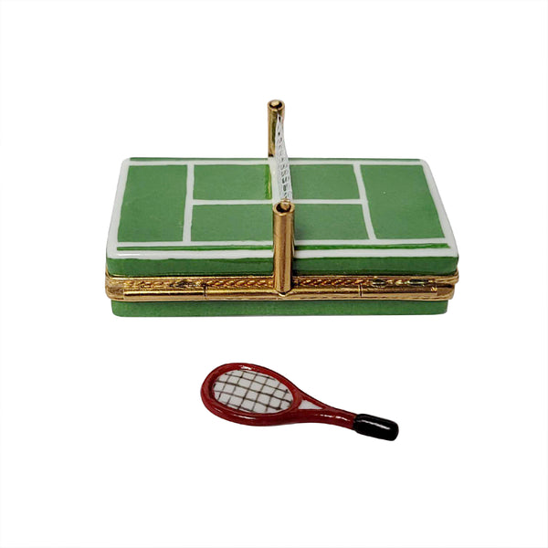 Load image into Gallery viewer, Rochard &quot;Tennis Court with Removable Racquet&quot; Limoges Box

