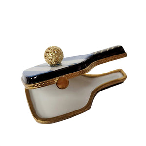 Rochard "Pickle Ball Paddle with Ball" Limoges Box