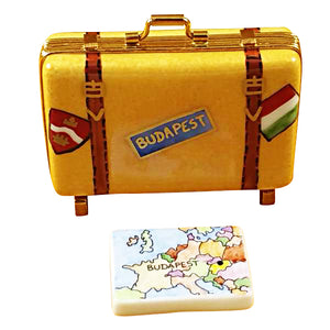 Rochard "Budapest Suitcase" Limoges Box