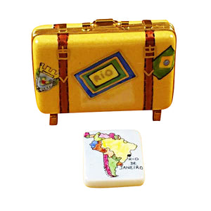 Rochard "Rio Suitcase" Limoges Box