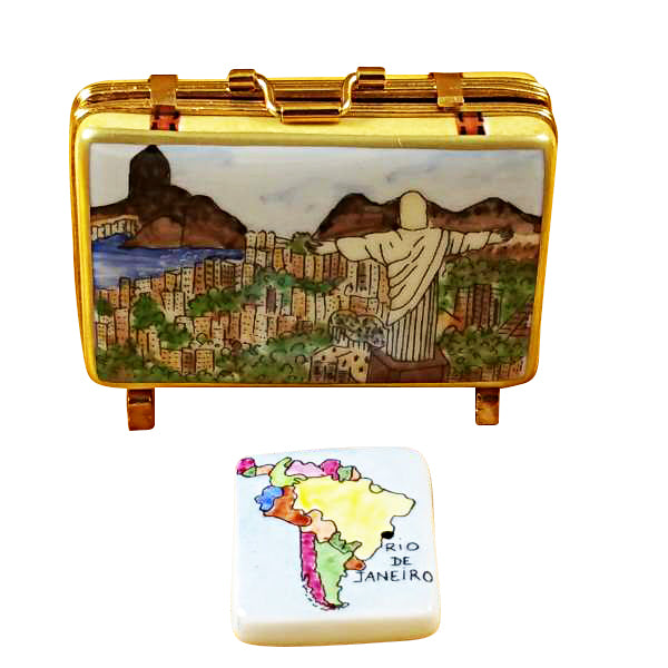 Load image into Gallery viewer, Rochard &quot;Rio Suitcase&quot; Limoges Box
