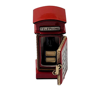 Rochard "British Phone Booth" Limoges Box