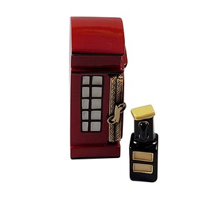 Rochard "British Phone Booth" Limoges Box