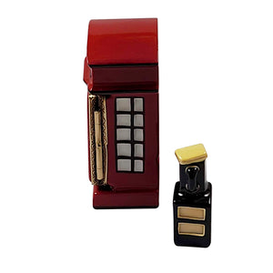 Rochard "British Phone Booth" Limoges Box