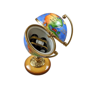 Rochard "Globe with Binoculars" Limoges Box