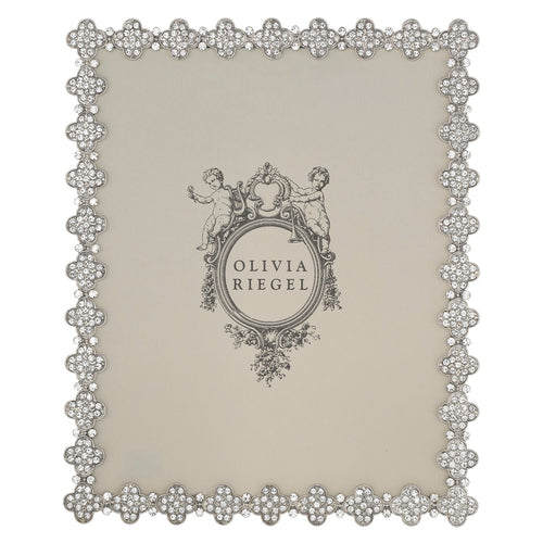 Olivia Riegel Silver Pavé Clover 8