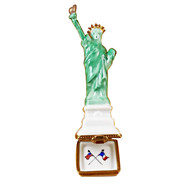 Load image into Gallery viewer, Rochard &quot;Statue of Liberty - White Base&quot; Limoges Box
