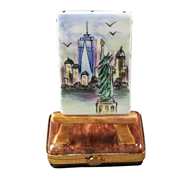 Load image into Gallery viewer, Rochard &quot;Freedom Tower Easel&quot; Limoges Box
