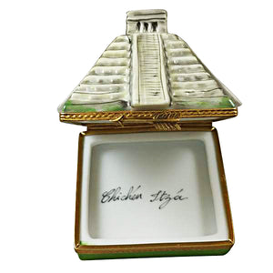Rochard "Mayan Pyramid with Removable Sundial" Limoges Box