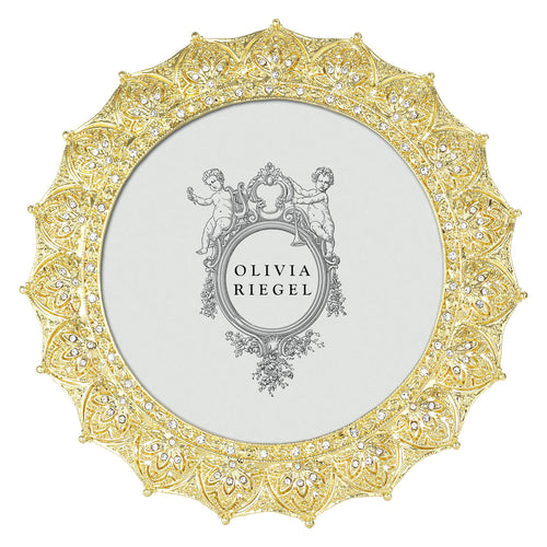 Olivia Riegel Gold Windsor Round Frame
