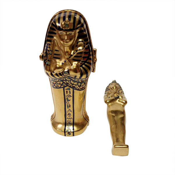 Load image into Gallery viewer, Rochard &quot;Sarcophagus with Mummy&quot; Limoges Box
