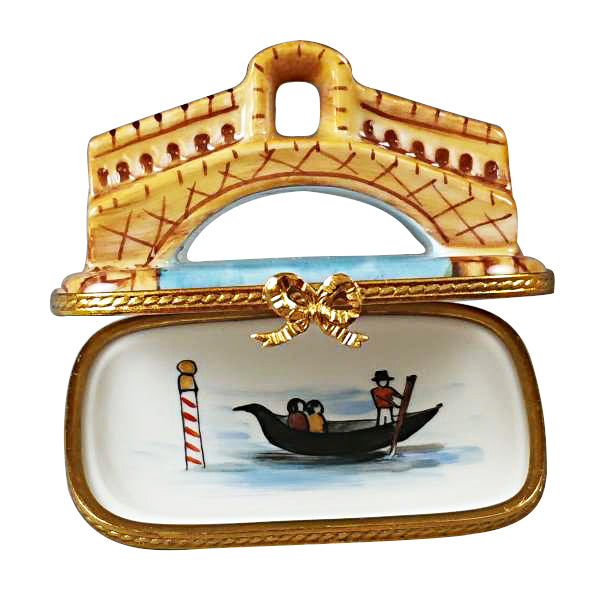 Load image into Gallery viewer, Rochard &quot;Rialto Bridge In Venice&quot; Limoges Box
