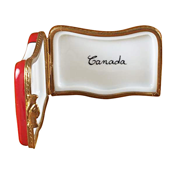 Load image into Gallery viewer, Rochard &quot;Canadian Flag&quot; Limoges Box
