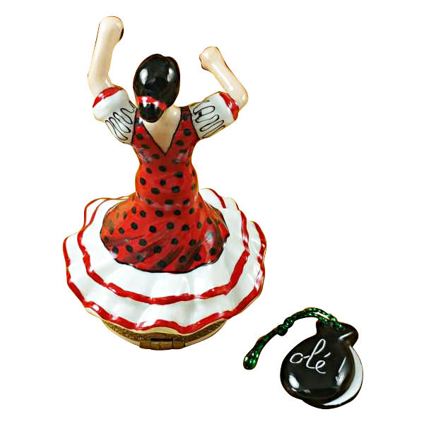 Load image into Gallery viewer, Rochard &quot;Spanish Flamenco Dancer&quot; Limoges Box
