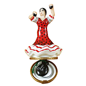 Rochard "Spanish Flamenco Dancer" Limoges Box