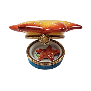 Rochard "Starfish with Small Starfish" Limoges Box