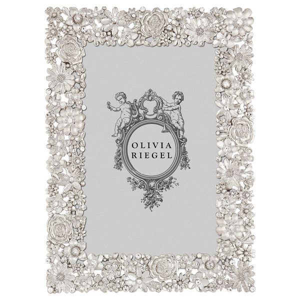 Load image into Gallery viewer, Olivia Riegel Silver Everleigh 4&quot; x 6&quot; Frame
