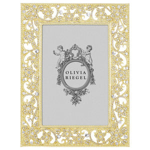 Olivia Riegel Gold Flora 4" x 6" Frame