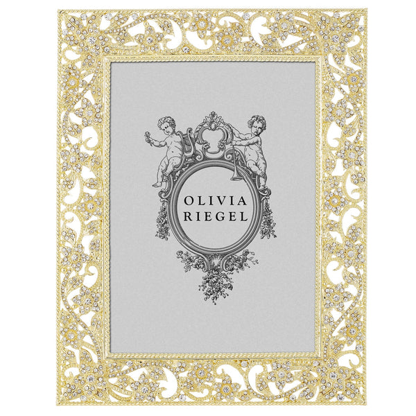 Load image into Gallery viewer, Olivia Riegel Gold Flora 5&quot; x 7&quot; Frame
