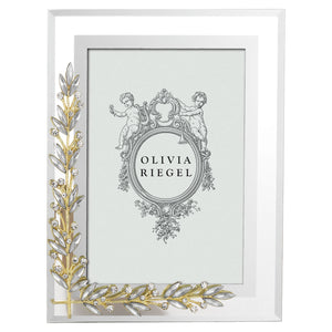 Olivia Riegel Gold & Silver Laurel 4" x 6" Frame