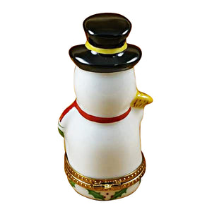 Rochard "Snowman" Limoges Box