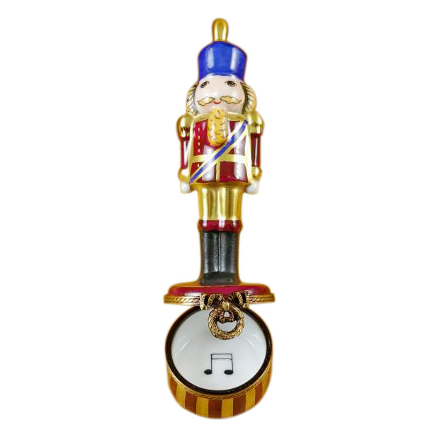 Load image into Gallery viewer, Rochard &quot;Burgundy Nutcracker&quot; Limoges Box

