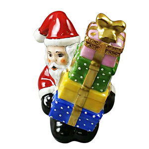 Rochard "Santa with Presents" Limoges Box