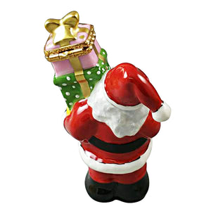 Rochard "Santa with Presents" Limoges Box