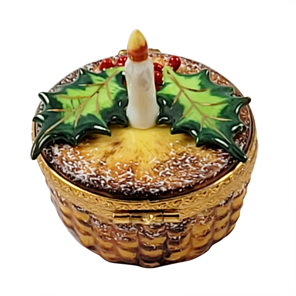 Load image into Gallery viewer, Rochard &quot;Christmas Candle with Holly&quot; Limoges Box

