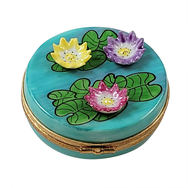 Load image into Gallery viewer, Rochard &quot;Monet&#39;s Water Lilies&quot; Limoges Box
