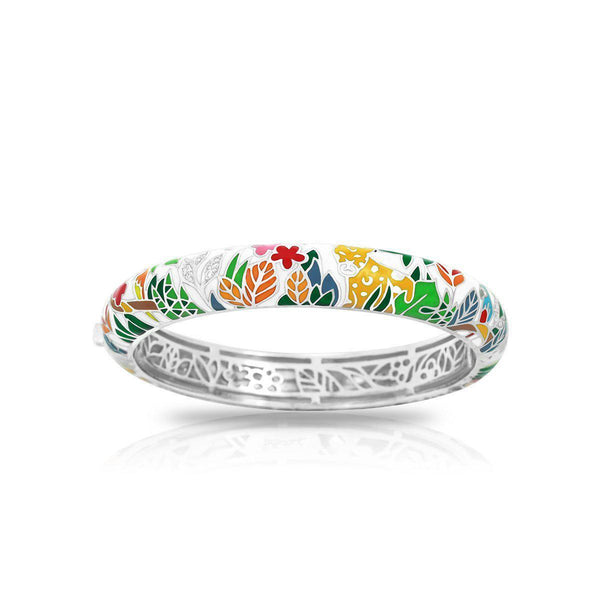 Load image into Gallery viewer, Belle Etoile Rainforest - Terrain Bangle - White
