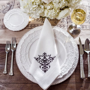 Arte Italica Renaissance White Dinner Plate