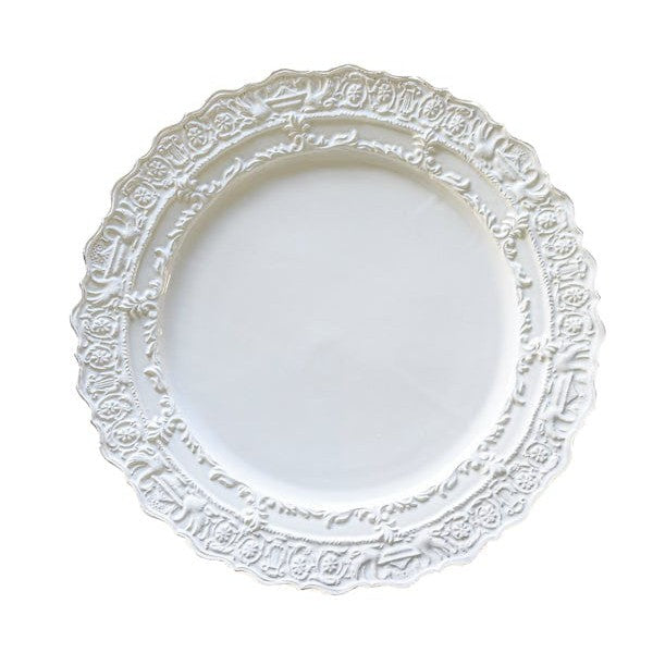 Load image into Gallery viewer, Arte Italica Renaissance White Dinner Plate
