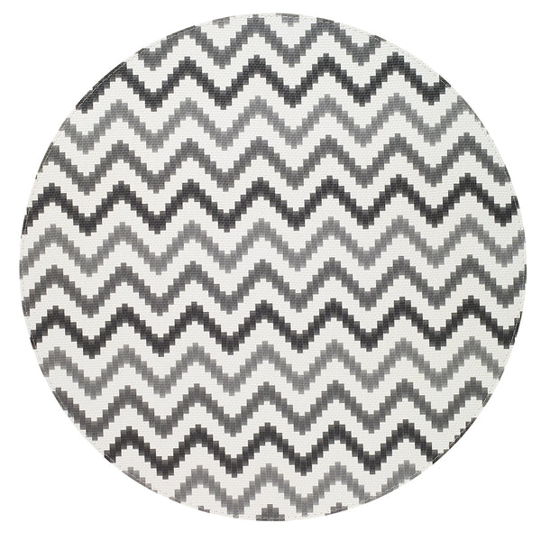 Load image into Gallery viewer, Bodrum Linens Ripple Round - Easy Care Placemats - Set of 4
