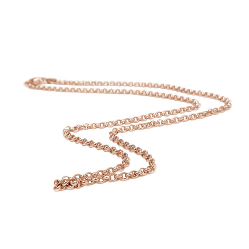 Belle Etoile 18K Rose-Gold Vermeil Thin Rolo Chain
